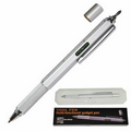 Tool Ballpoint Pen w/ Ruler/ Leveler & Mini Screwdriver